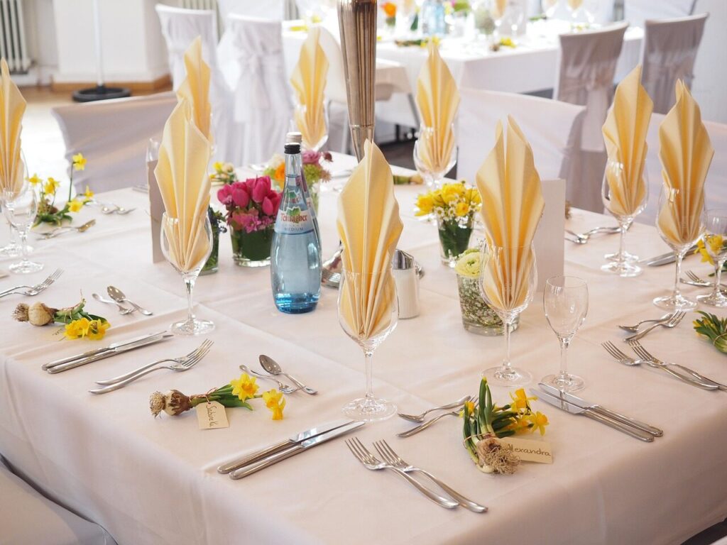 wedding table, ballroom, room, wedding decoration, wedding, festivity, decoration, covered, celebration, wedding party, weddingfeast, table, board, cutlery, festive, candles, wedding table, wedding table, wedding table, wedding table, wedding table, wedding party